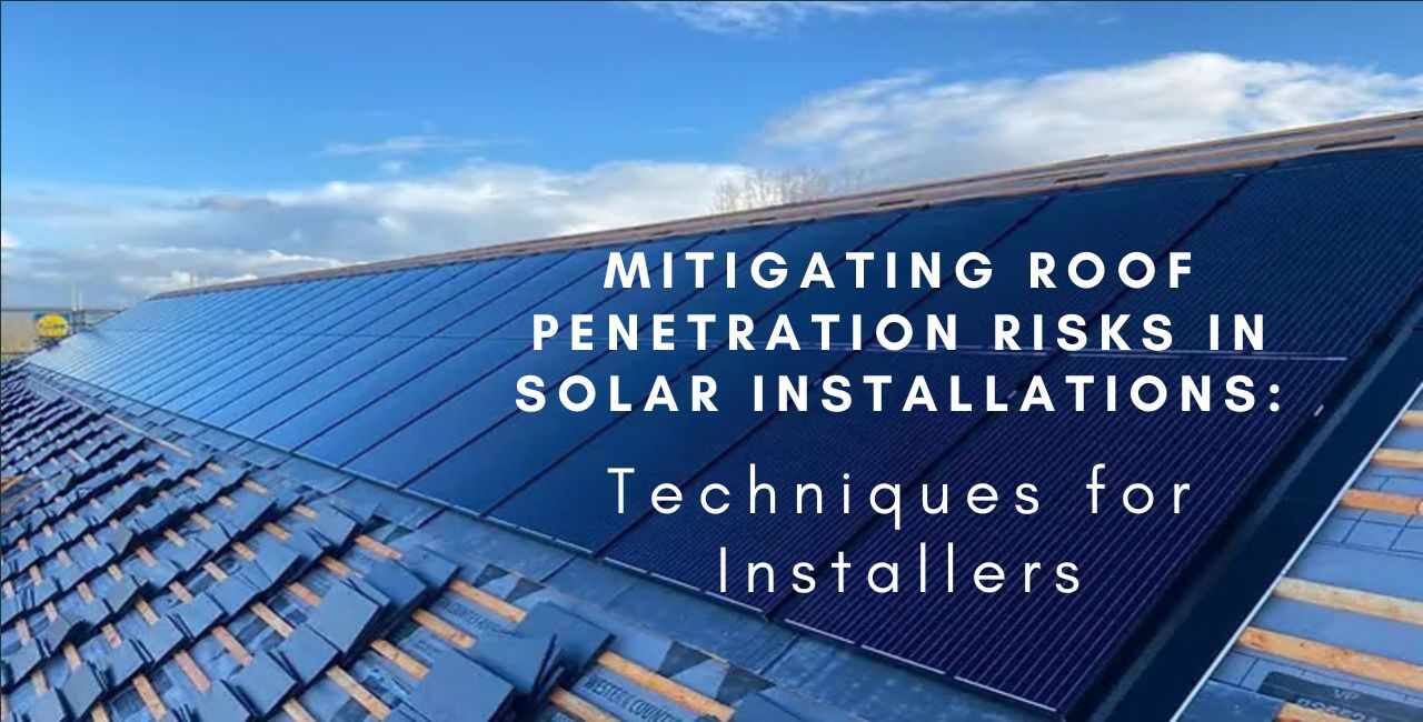 Mitigating Roof Penetration Risks in Solar Installations: Techniques for Installers