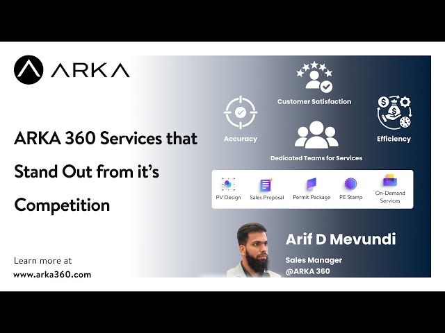 How ARKA 360 Services Stand Out in Solar Design