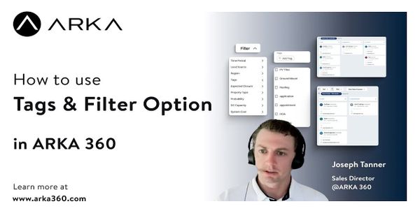 How to Use Tags and Filter Options in ARKA 360?